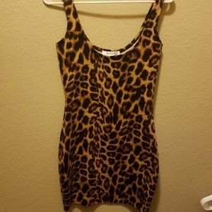 Animal print dress